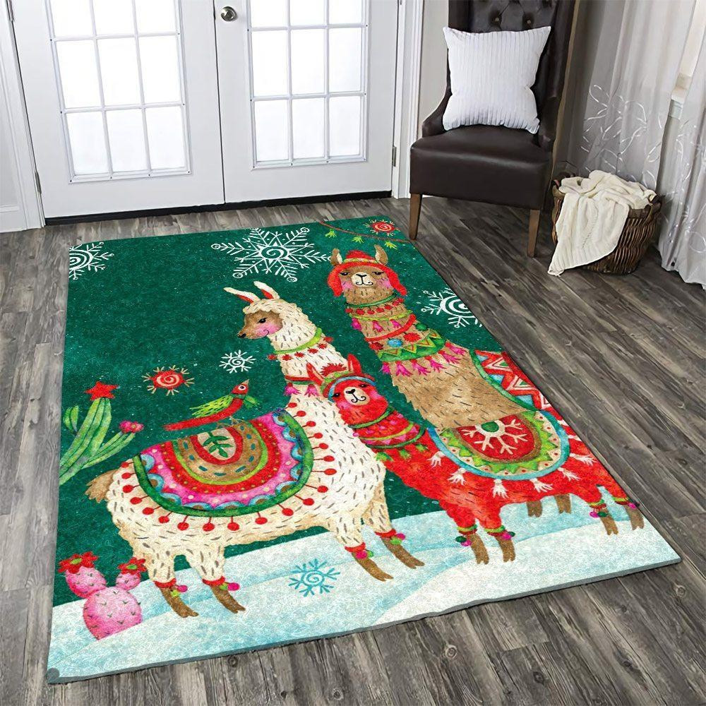 Christmas Rugs, Christmas Area Rugs, Alpaca Christmas Limited Edition Rug, Christmas Floor Mats